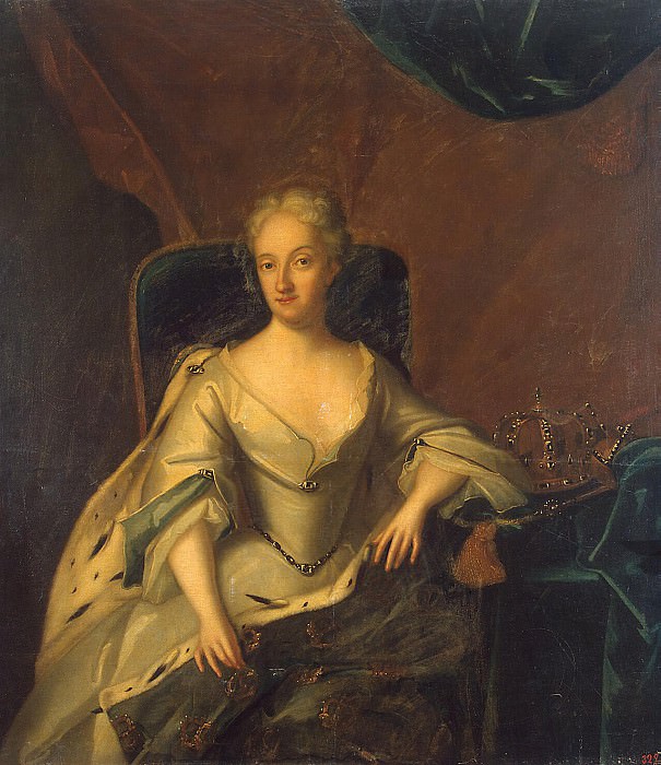 Portrait Ulrika-Eleonora younger, Queen of Sweden, Hermitage ~ Part 05