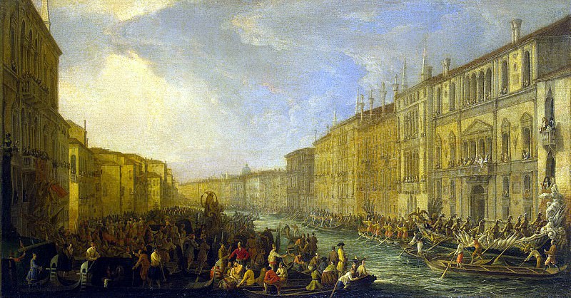 Karlevaris, Luca – Regatta on the Grand Canal in Venice in honor of Frederick IV of Denmark March 4, 1710, Hermitage ~ Part 05