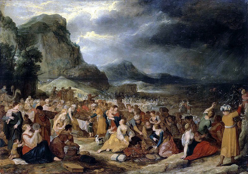 Jordaens Hans III – the Israelites after crossing the Red Sea, Hermitage ~ Part 05