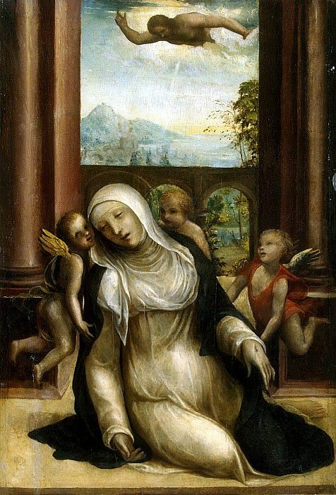 Stigma and faint St. Catherine of Siena, Hermitage ~ Part 05