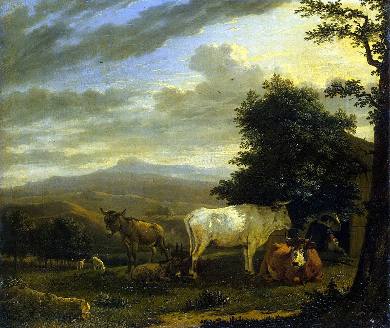 Dujardin, Karel – Landscape with animals, Hermitage ~ Part 05