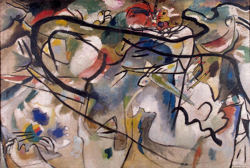 Kandinsky, VV – Sketch to Composition V, Hermitage ~ Part 05