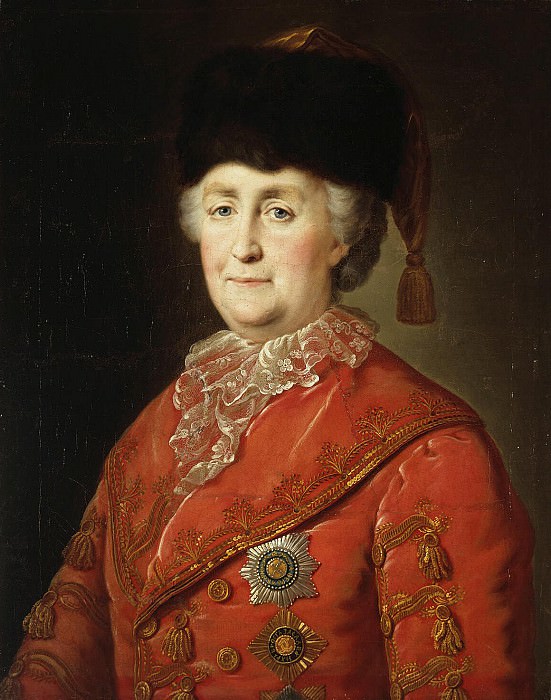 Portrait of Catherine II in traveling suit, Hermitage ~ Part 05