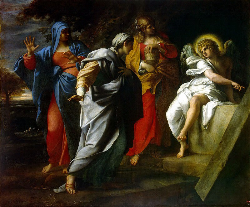 Carracci, Annibale – holy women at the tomb of Christ, Hermitage ~ Part 05