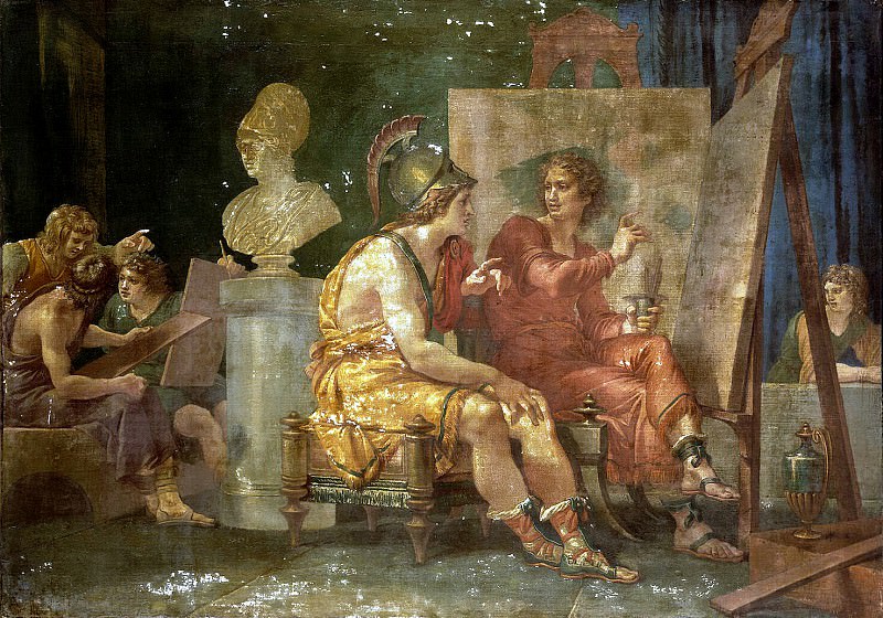 Kadesh, Giuseppe – Alexander of Macedon in the studio of Apelles, Hermitage ~ Part 05