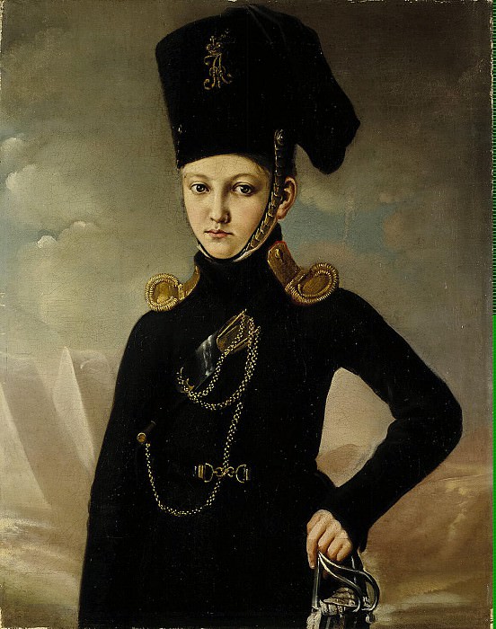 Portrait of a young officer Cossack regiment Dmitriev-Mamonova, Hermitage ~ Part 05