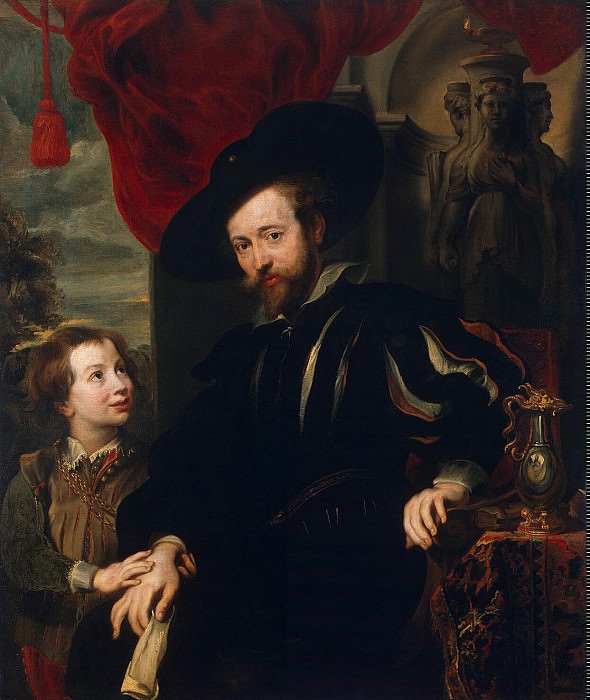 Portrait of Rubens and his son Albert, Hermitage ~ Part 05