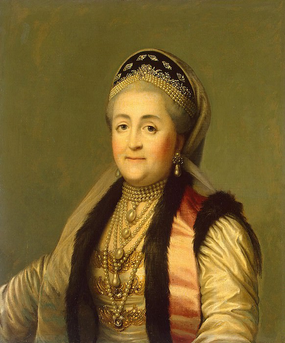 Portrait of Catherine II in the headdress, Hermitage ~ Part 05