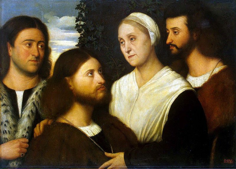 mask, Bernardino – Family Portrait, Hermitage ~ part 07