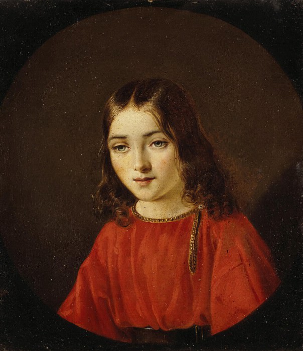 Lash, Karl Ivanovich – Portrait of a young son of Robert F. Herman, Hermitage ~ part 07