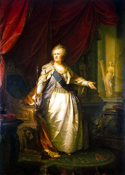 Lampi, Johann Baptist the Elder – Portrait of Catherine II, Hermitage ~ part 07