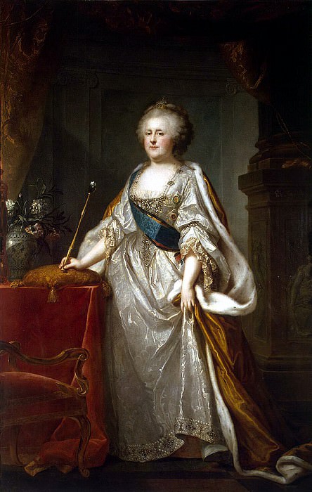 Lampi, Johann Baptist Elder – Portrait of Catherine II , Hermitage ~ part 07