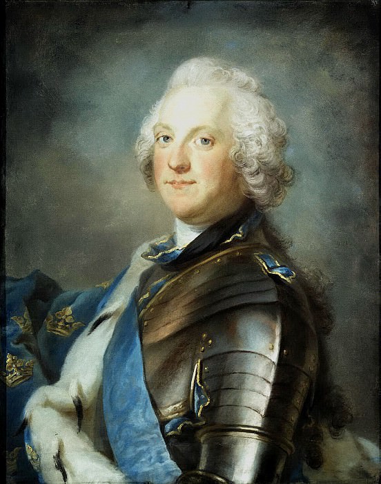 Lundberg Gustav – Portrait of the Swedish King Adolf Frederick, Hermitage ~ part 07