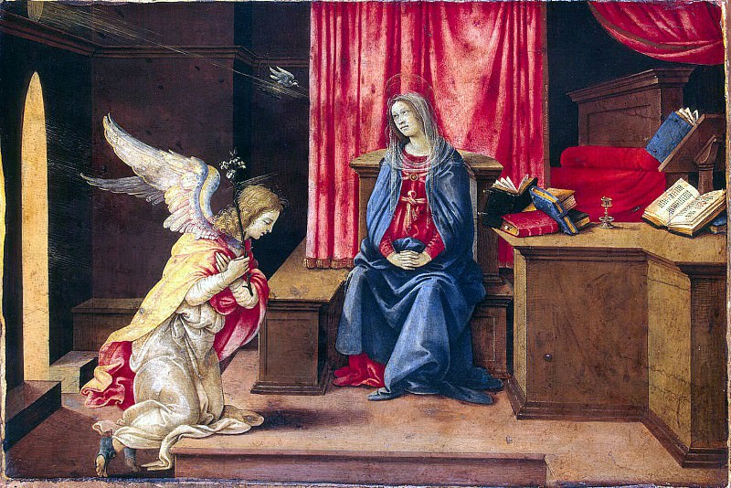 Lippi, Filippino – Annunciation, Hermitage ~ part 07