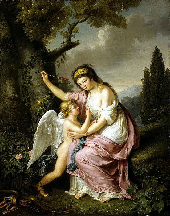 Lemoine, Marie-Victoire – Woman and Cupid, Hermitage ~ part 07