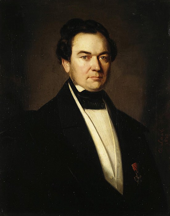 Lash, Karl Ivanovich – Portrait of Rudolf Fedorovich Herman, Hermitage ~ part 07