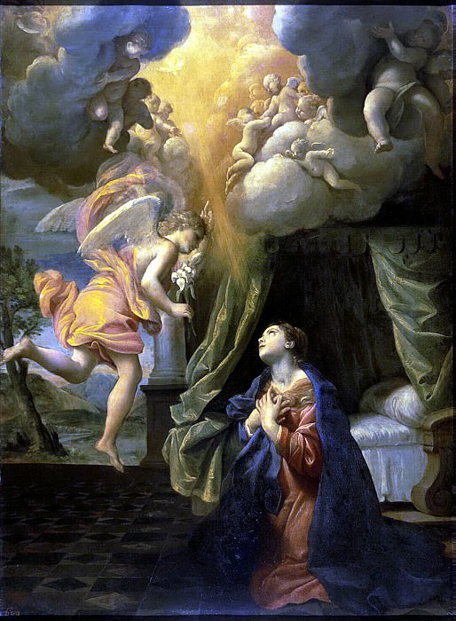 Lanfranco, Giovanni – The Annunciation, Hermitage ~ part 07