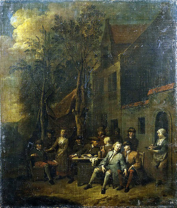 Lambrechts Jan Baptist – The scene at the tavern, Hermitage ~ part 07