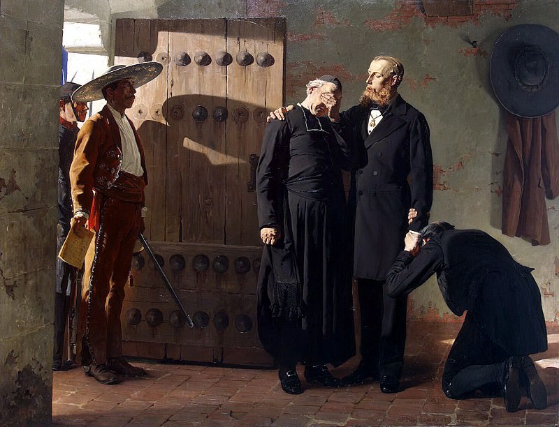 Laurence, Jean-Paul – Emperor Maximilian of Mexico before execution, Hermitage ~ part 07