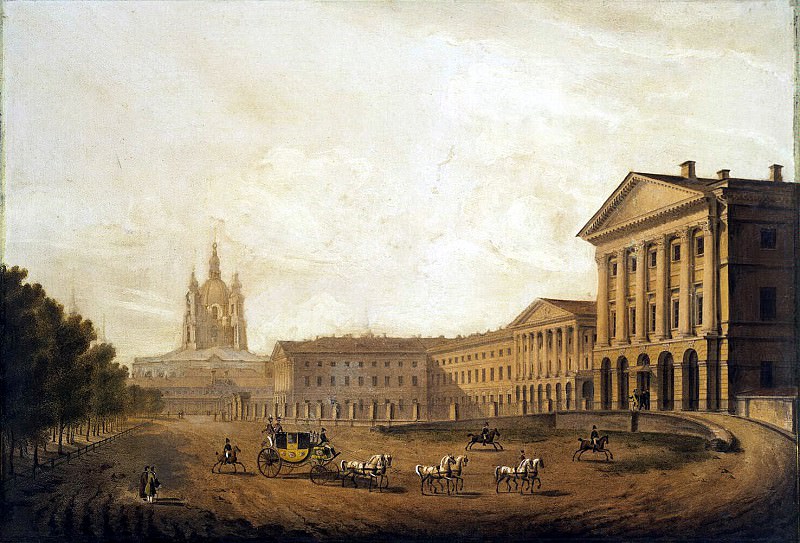 Beggrov, Karl Petrovich – View of the Smolny institute, Hermitage ~ Part 01