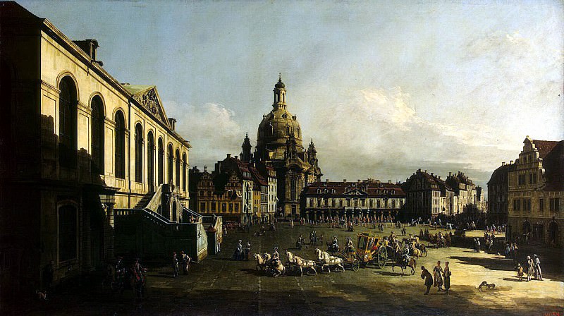 Bellotto, Bernardo – New Market Square in Dresden, Hermitage ~ Part 01