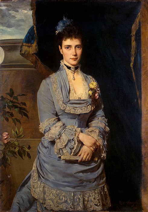 Angeli, Heinrich von – Portrait of Grand Duchess Maria Feodorovna, Hermitage ~ Part 01