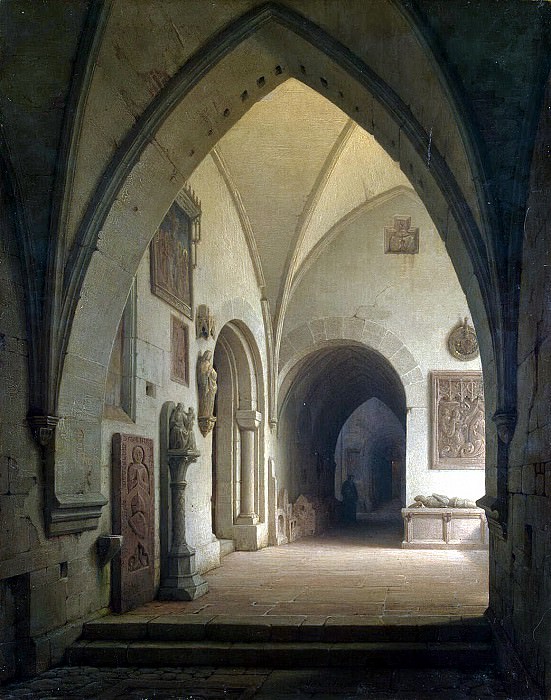 Aynmiller, Max Emanuel – Internal view of the church, Hermitage ~ Part 01
