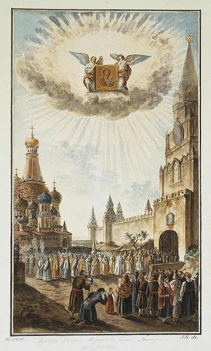 Alekseev, Fedor – Feast of Our Lady of Kazan icon in Red Square, Hermitage ~ Part 01