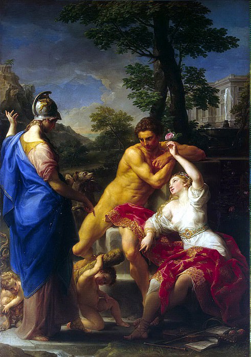Batoni, Pompeo – Hercules at the crossroads between virtue and vice, Hermitage ~ Part 01