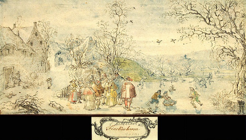 Alsloot, Denis van – Winter Landscape with Figures, Hermitage ~ Part 01
