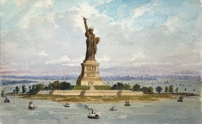 Бартольди, Фредерик Огюст – Статуя Свободы в Нью-Йорке, Эрмитаж ~ часть 1