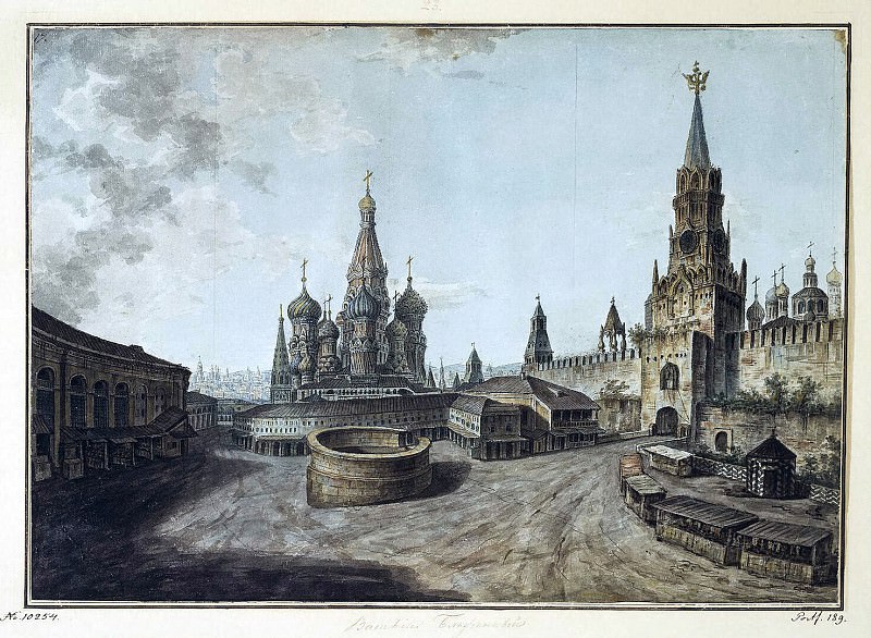 Alekseev, Fedor – St. Basils Cathedral and the Spassky Gate, Hermitage ~ Part 01