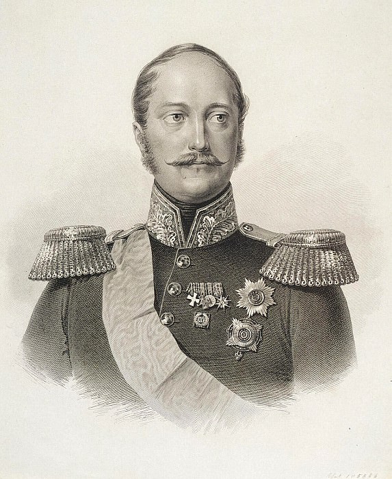 Afanasyev Konstantin Yakovlevich – Portrait of Emperor Nicholas I, Hermitage ~ Part 01