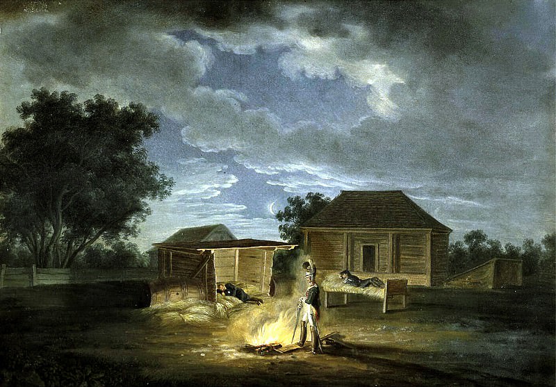 Adam Albrecht – Velky Solechniki. Headquarters. Night from 8 to 9 July 1812, Hermitage ~ Part 01