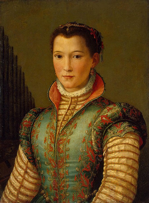 Allori, Alessandro – Portrait of Eleanor of Toledo, Hermitage ~ Part 01
