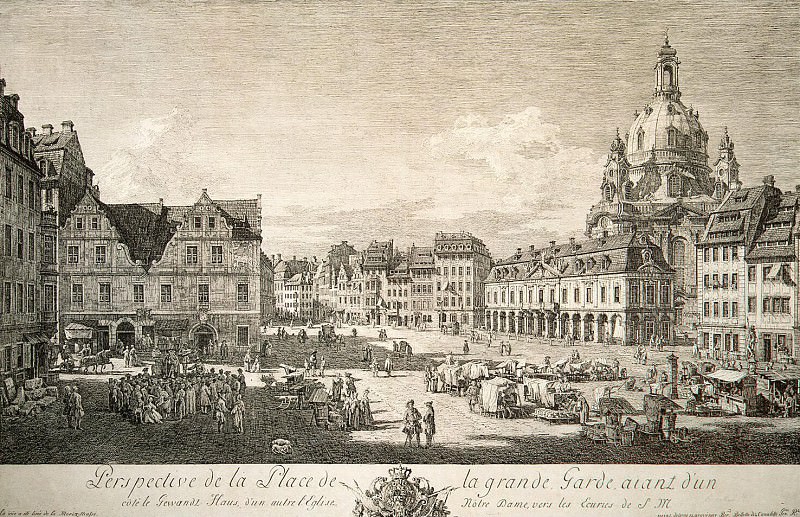 Bellotto, Bernardo – The new market in Dresden, Hermitage ~ Part 01