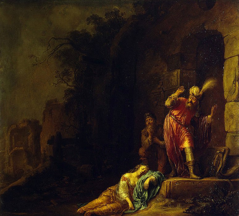 Bartsius, Willem – The death of his wife Levita, Hermitage ~ Part 01