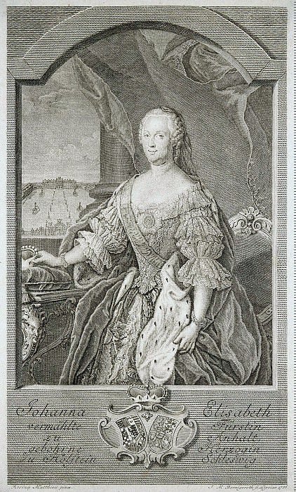 Bernigerot, IM – Portrait of Johanna-Elizabeth, Duchess of Anhalt-Tserbskoy, mother of Catherine II, Hermitage ~ Part 01