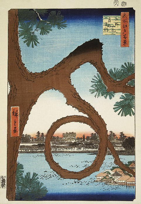 Ando Hiroshige – Sheet pine-moon in Ueno, Hermitage ~ Part 01