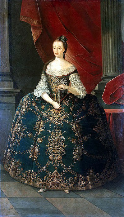 Amaral Miguel Antonio do – Portrait of Maria Francisca, Princess of Brazil and Beyranskoy, Hermitage ~ Part 01