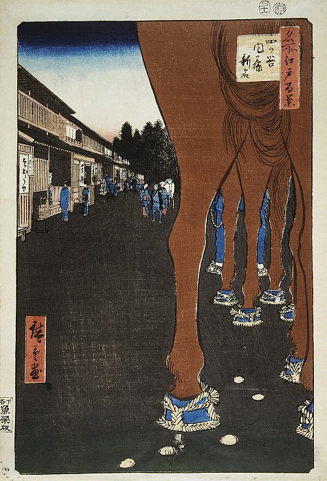 Ando Hiroshige – Sheet Location Naito Shinjuku at Etsuya, Hermitage ~ Part 01