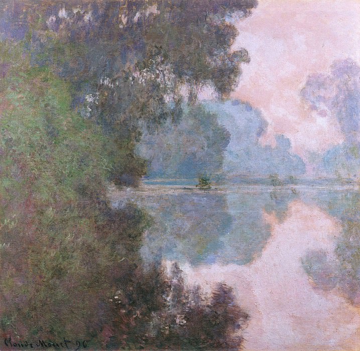 Morning on the Seine, near Giverny, Claude Oscar Monet