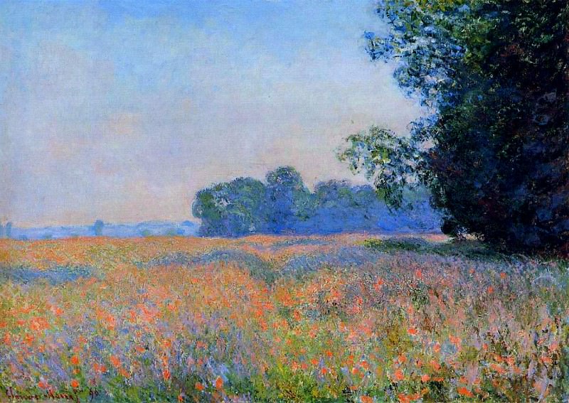 Oat Field, Claude Oscar Monet