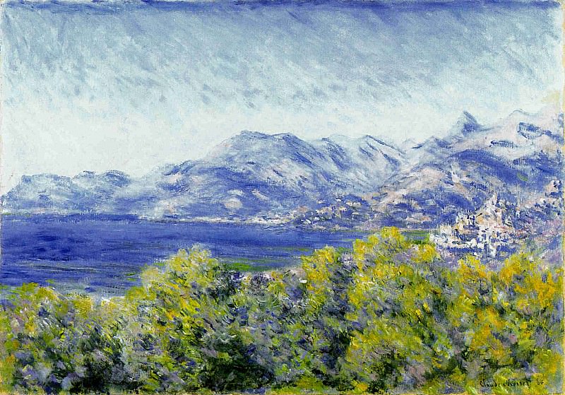 View of Ventimiglia, Claude Oscar Monet