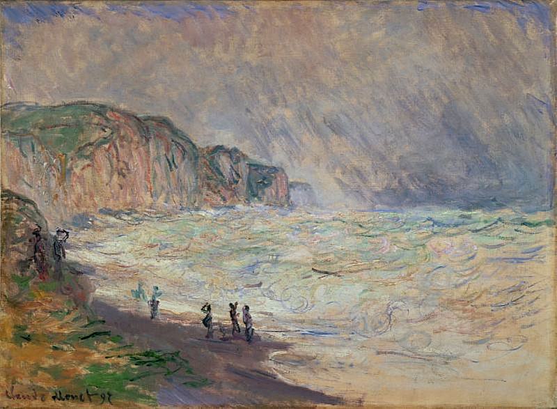 Heavy Sea at Pourville, Claude Oscar Monet