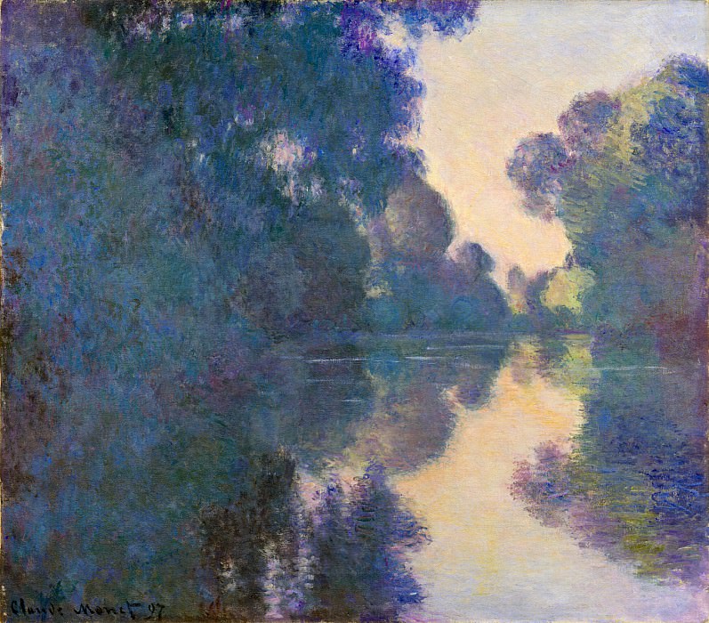 Morning on the Seine, Clear Weather, Claude Oscar Monet