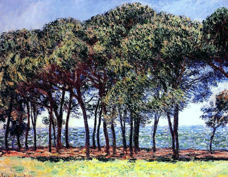 Pine Trees, Cap dвЂ™Antibes, Claude Oscar Monet