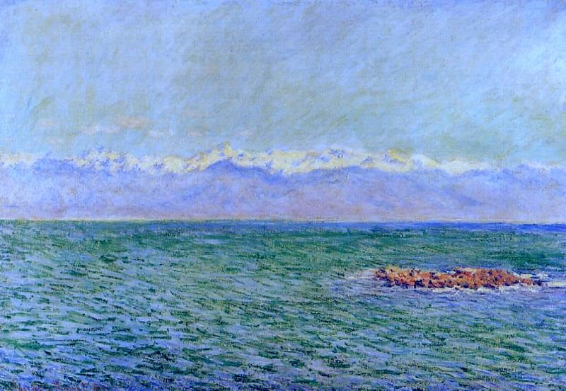 The Sea and the Alps, Claude Oscar Monet