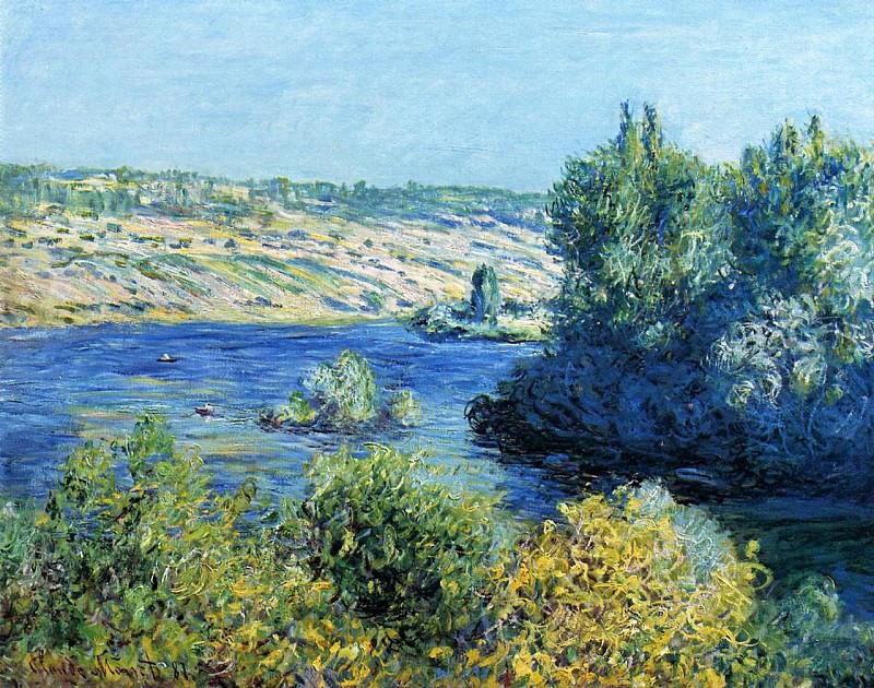 The Seine at Vetheuil, Claude Oscar Monet
