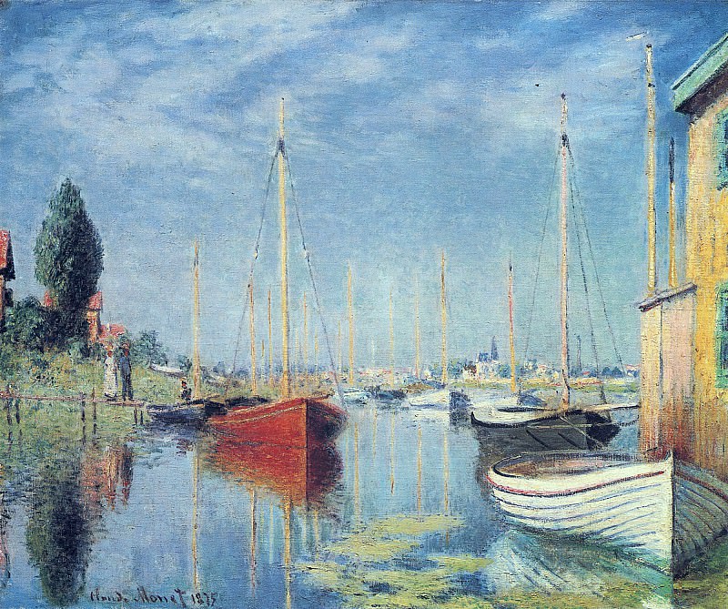 Argenteuil. Yachts 02, Claude Oscar Monet